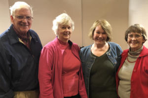 Metcalf Bottoms Brkt 4 – Joyce Herr, Cary, NC; Arleen Ruffner, Chuck McCloskey, Rosemary McCloskey, Raleigh, NC